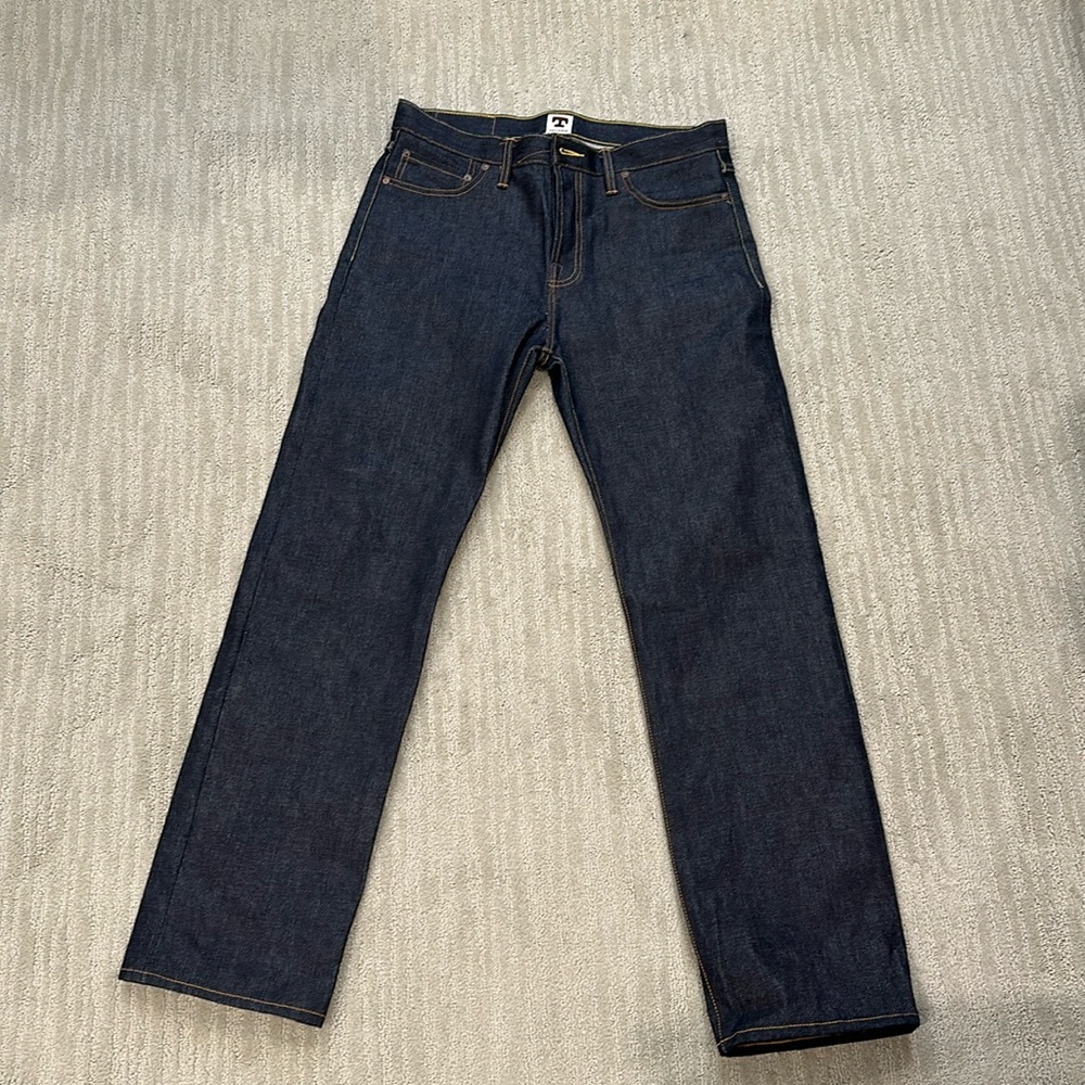 Tellason Selvage Jeans Blubaugh Mid-Rise Slim Size 34